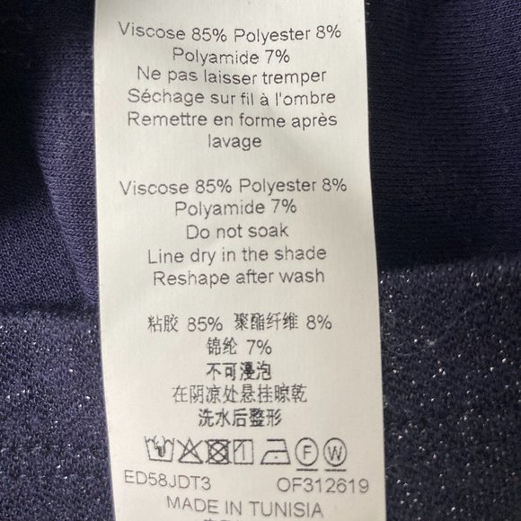 Agnès B. dark blue T-shirt - Picture 3 of 4